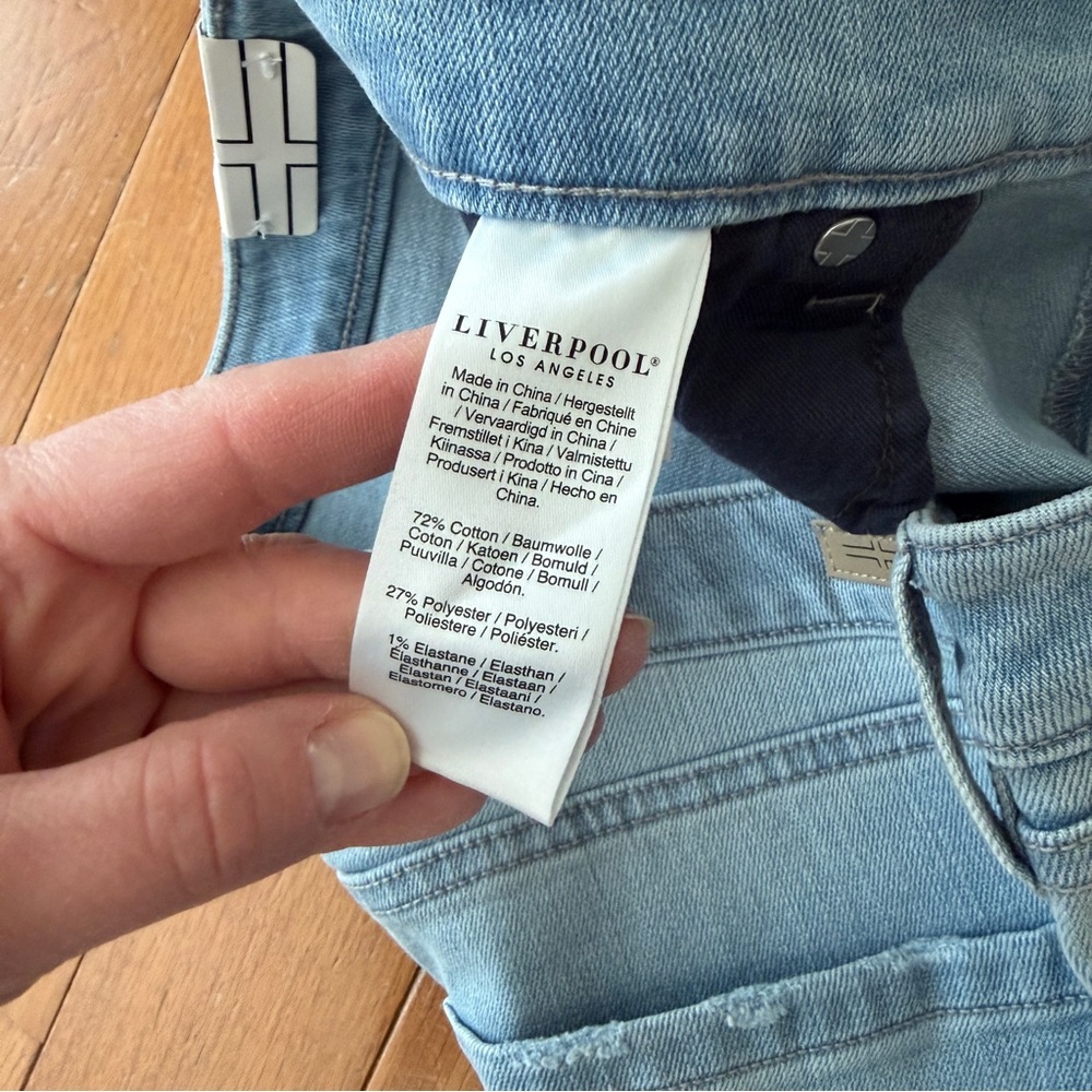 NWT Liverpool Abby Hi-Rise Ankle Keniston Blue Jeans Size 12/31 Women - Picture 8 of 14